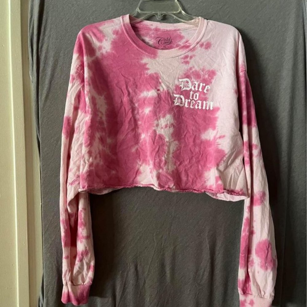 Cold Crush “Dare to Dream” Tie-Dye Midriff Top, XL - Picture 6 of 8